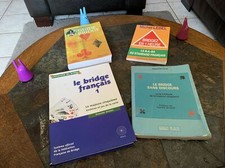 ♣️♠️♦️♥️ LOT 4 LIVRES BRIDGE GUIDE CALAS POLE LEBEL FERRAN LAFFONT ROCHER