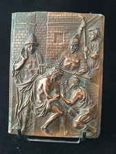 Plaque en Cuivre représentant