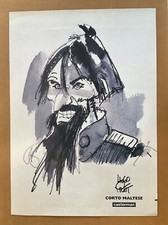 HUGO PRATT AFFICHE CORTO MALTESE CASTERMAN 50X70CM TBE