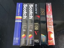 * LOT DE 6 CASSETTES VHS