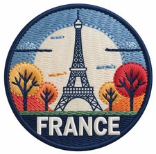 Patch France écusson brodé