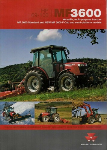 Brochure dépliant tracteur - brochure,