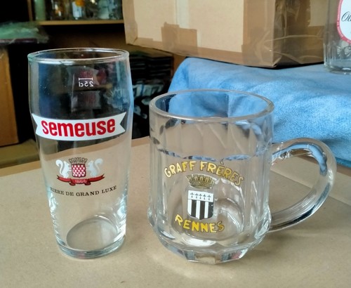 Chope émaillée biére graff - chope,