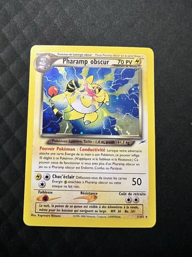 Carte pokémon pharamp obscur - carte,