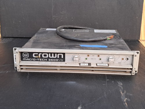Crown macro tech 3600vz - macro-tech,