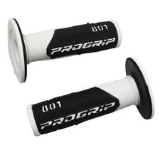 Paire de poignée noire et blanche ProGrip 801 pour moto cross off road enduro TT
