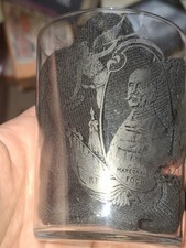 Rare Verre Marechal Foch Souvenur Grande Guerre Poilu Tranchee 1914 1918