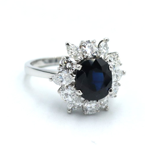 Bague marguerite vintage - marguerite, avec