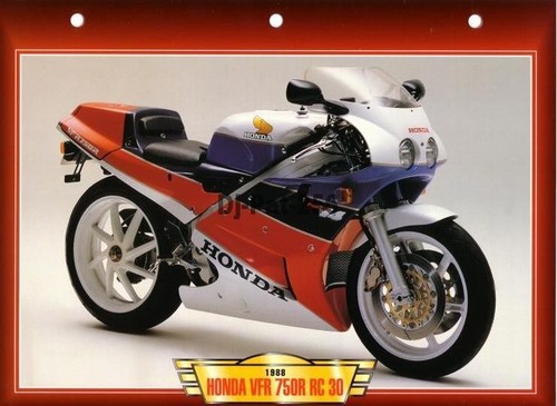 Fiche moto honda - vfr, r
