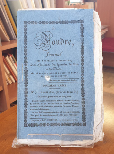 Foudre journal des - la,
