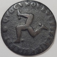 île De Man Monnaie Bronze 1/2