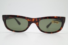 Lunettes De Soleil Vintage Persol 858 Marron Argent Ovales