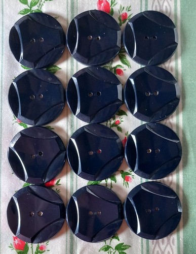 Grands boutons en bakelite - grands,