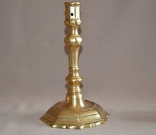 French Antique Rare Candlestick Candle Holder Bronze 17th 1600's