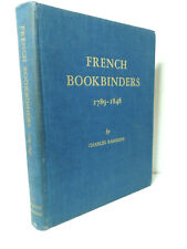 Charles Ramsden. French Bookbinders. 1789-1848
