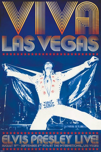 Elvis presley las vegas - las, 24x36