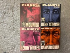 Planète plus-Pauwels-4 vol.-Mounier,Henry Miller,René Guénon,Ramakrishna.