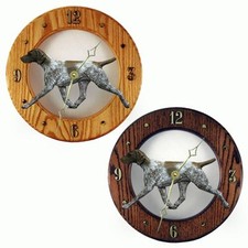 Horloge bois pour chien - horloge,