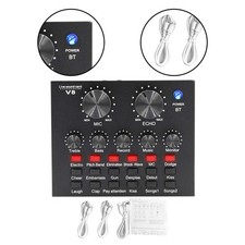 Carte Audio V8 pour Sortie Sonore Améliorée en Gaming et Streaming Design Comp