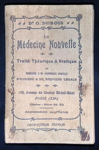 Dubois médecine nouvelle - dubois,, la