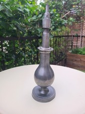 Lampe ancienne en étain, à pétrole  du XIXEME siècle estampillée " Laurent...