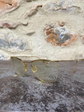 Ancienne Paire de Lunette Plaqué Or Amor Vintage