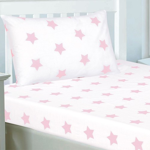 Drap housse double rose - drap-housse,