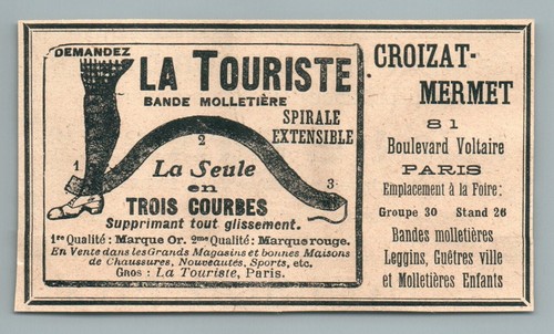 1916 croizat mermet bandes - 1916,