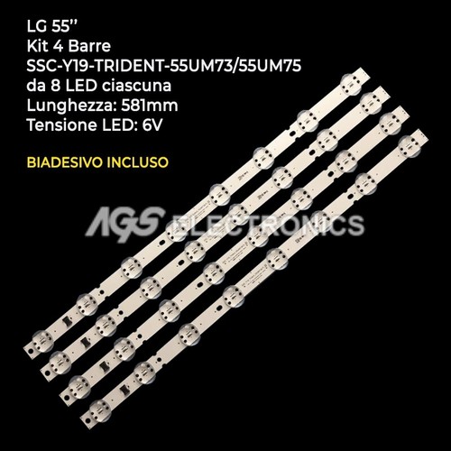 Kit barres bandes led tv - 4,
