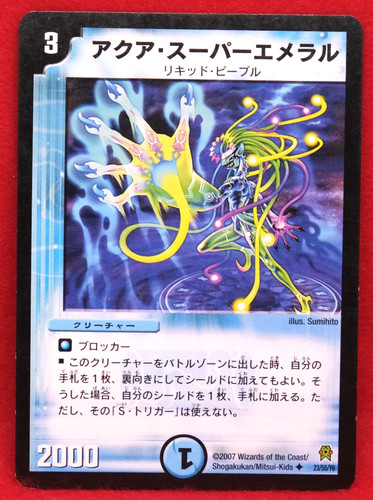 Aqua super emeral - aqua, 23/55