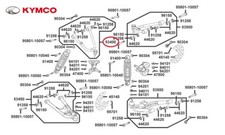 NEUF OEM KYMCO BRAS DE