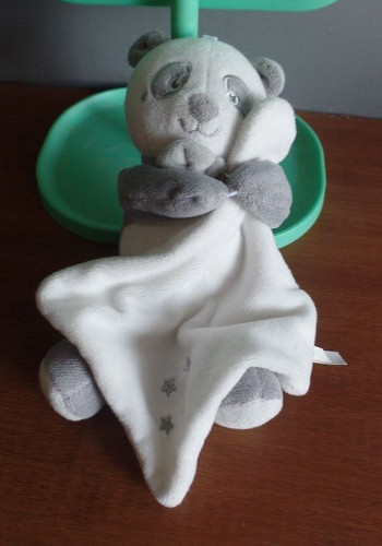 T1g doudou panda blanc - blanc, gris