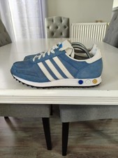 BASKETS ADIDAS LA TRAINER BLEU