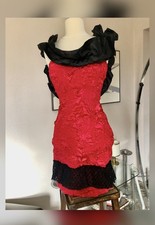 Robe Style Espagnol Rouge/Noir
