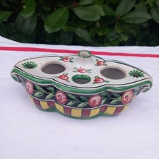 Encrier en Faience Art Déco ALADIN  Début XX siècle 