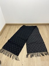 Écharpe Gucci Monogramme Noir