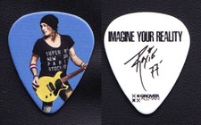 Alice Cooper Ryan Roxie Signature Bleu Guitare Pick - 2018 Paranormal Tour