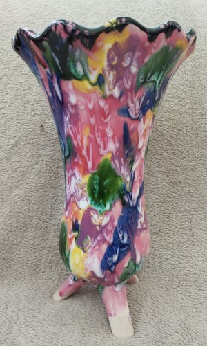 Vase tripode vintage années - vase,