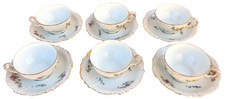 6 Tasses / Soucoupes XIXème