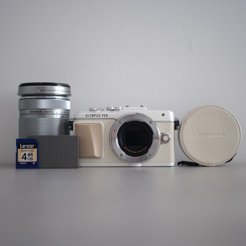 Olympus pen lite pl7 - beige, +