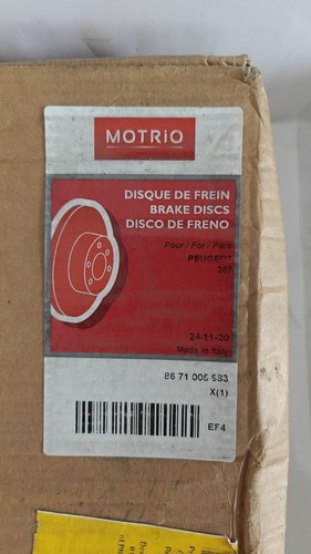Paire disque frein - disque, de