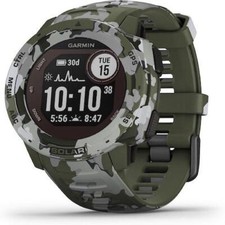 Garmin Instinct Solar Sports Watch Rugged GPS HRM Camo Edition Lichen
