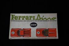 Voiture de circuit Cox Ferrari Dino Double kit 1/24 neuf en boite.