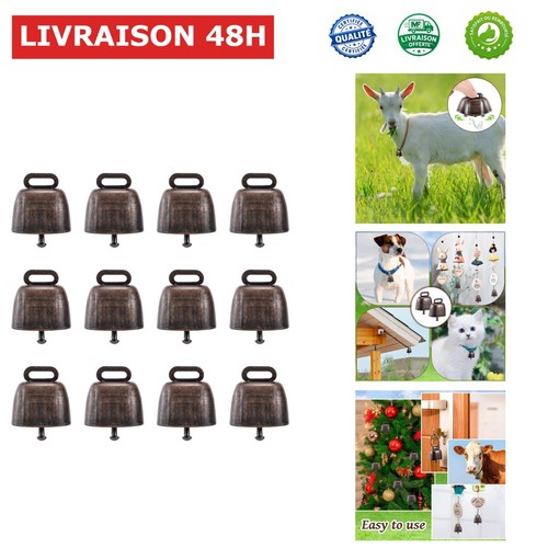Cloche vache pièces - vache, 12
