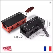 Ensemble Raclette Antiadhésif – Poêle Fondue Fromage + Spatule, Manche Pliable