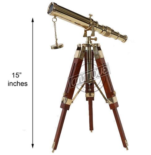 Téléscope en bois - en,