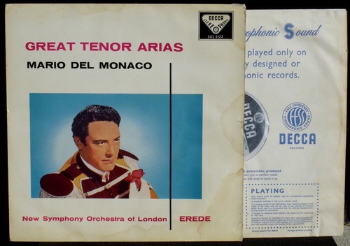 Mario del monaco decca - mario, uk
