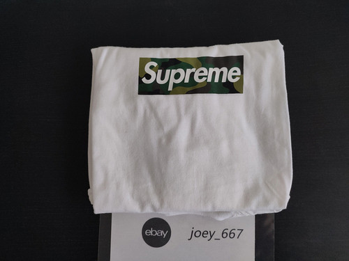 Supreme box logo tee white - logo,