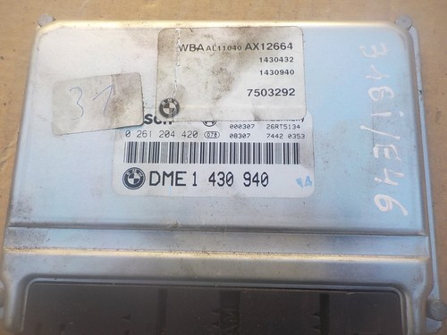Calculateur moteur bmw e46 - calculateur,