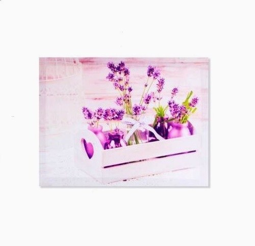 Cadre toile tableau lavande - lavande,